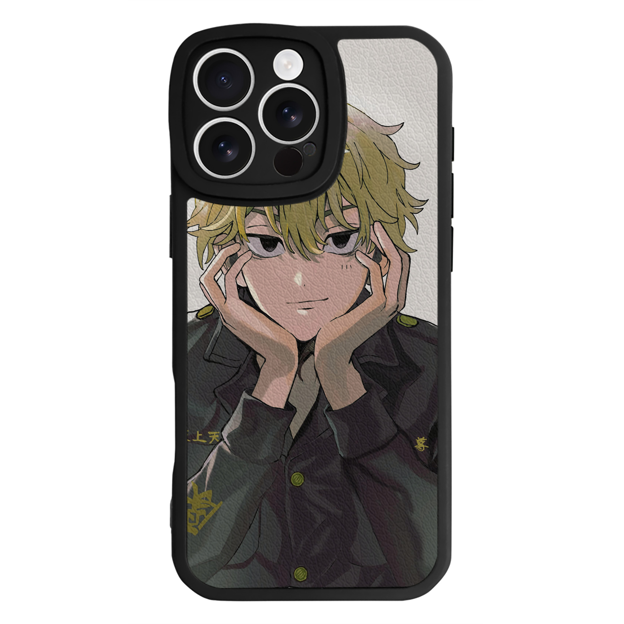 （画像用） 東京リベンジャーズ Tokyo Revengers 【iPhone 16シリーズ対応】シリコンスマホケース（レザー調） 材質：シリコン